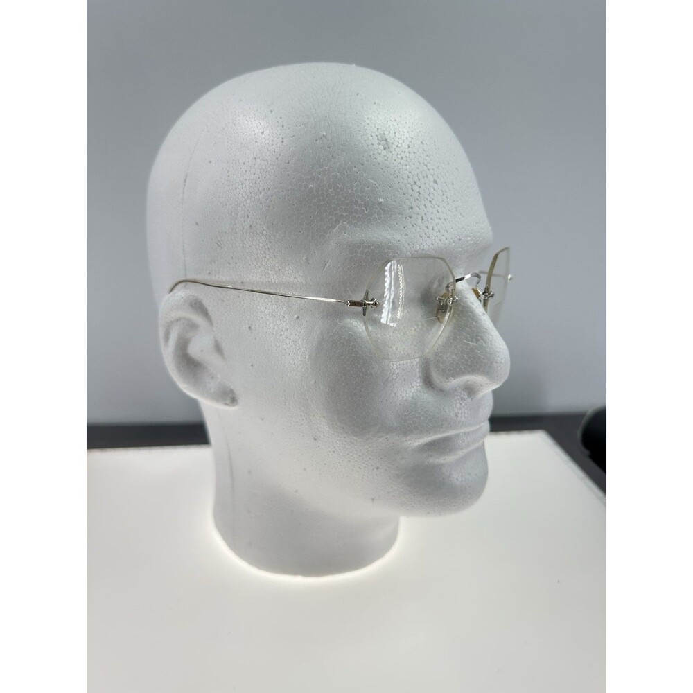 AO Eyeglasses Antique 2-tone Gold Rimless 1/10 12K GF American Optical (C5-04)